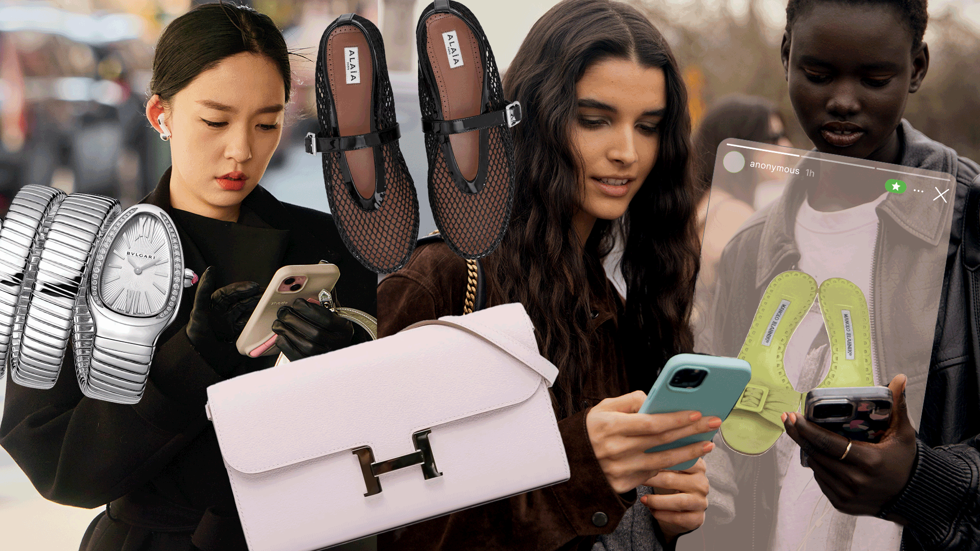 Editorial fashion collage — Nu Insights Substack